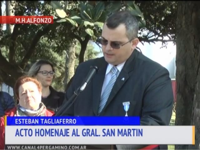 Discurso en acto a San Martín – Mariano H. Alfonzo 2018