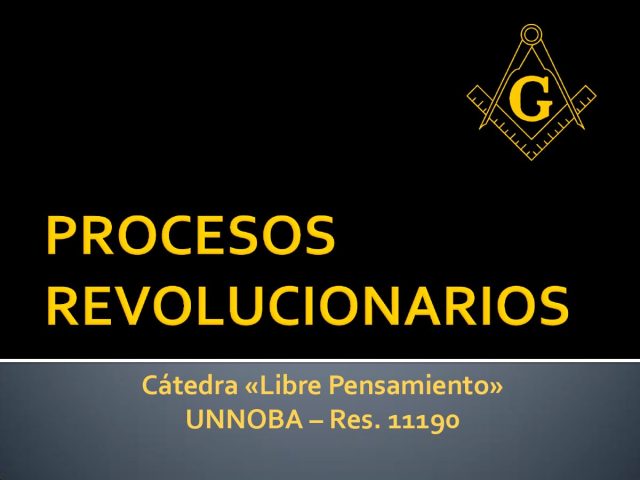 Cuarta Clase – Procesos Revolucionarios – Paradigmas